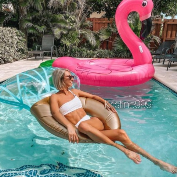 L*Space Indiana Top Jones Bitsy Bottom Gloss Gator White Iridescent Bikini SET - Picture 15 of 16